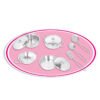 Jogo de Cozinha Lucy Inox - com 3 tampas - Imagem 2