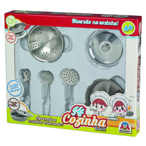 Kit Cozinha Inox Escorredor