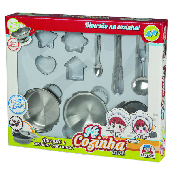 Kit Cozinha Inox Forminhas