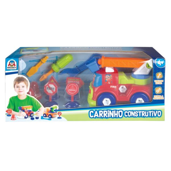 Carrinho Construtivo Polícia